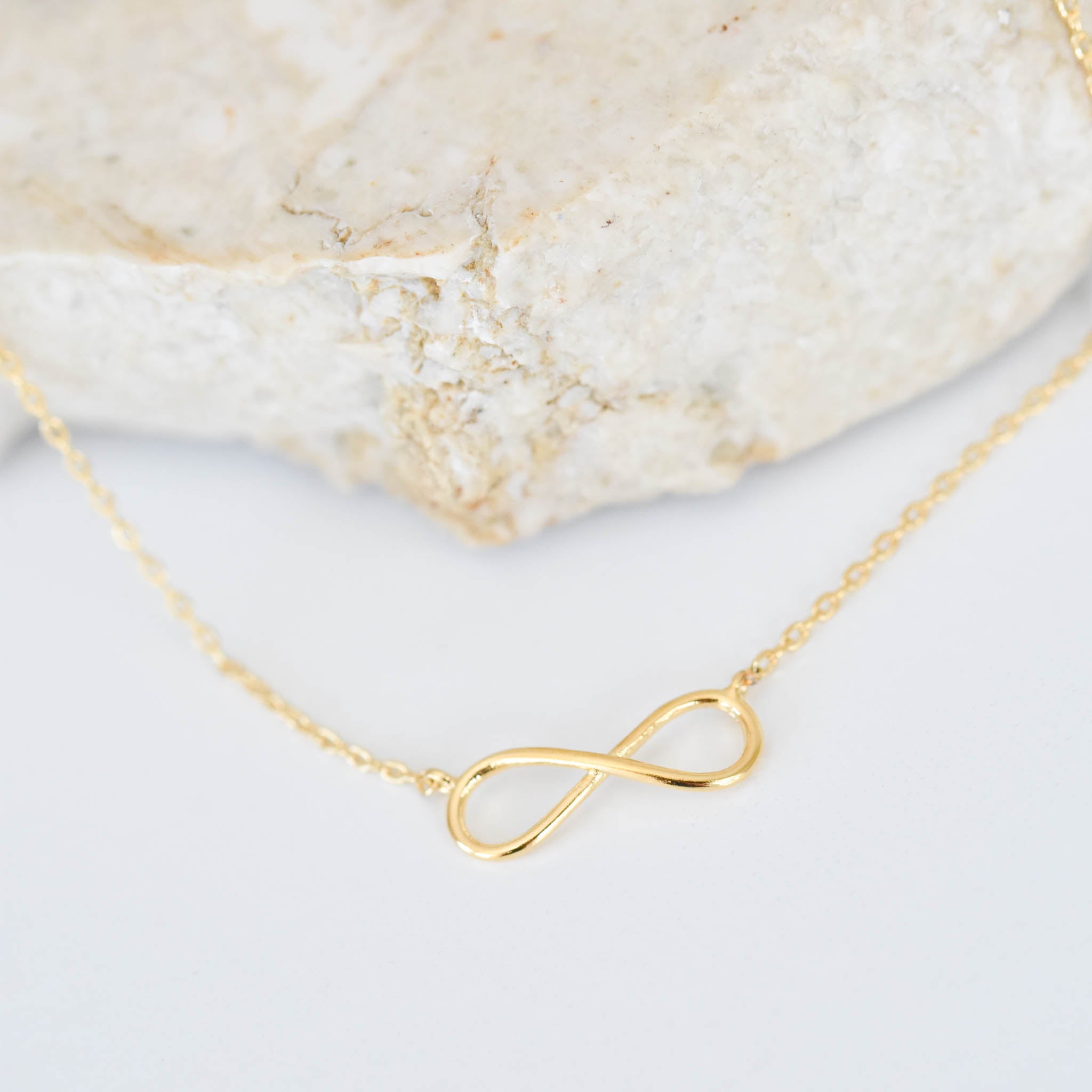 Infinity Clips Make Necklace Chain Shorter 925 Silver Infinity