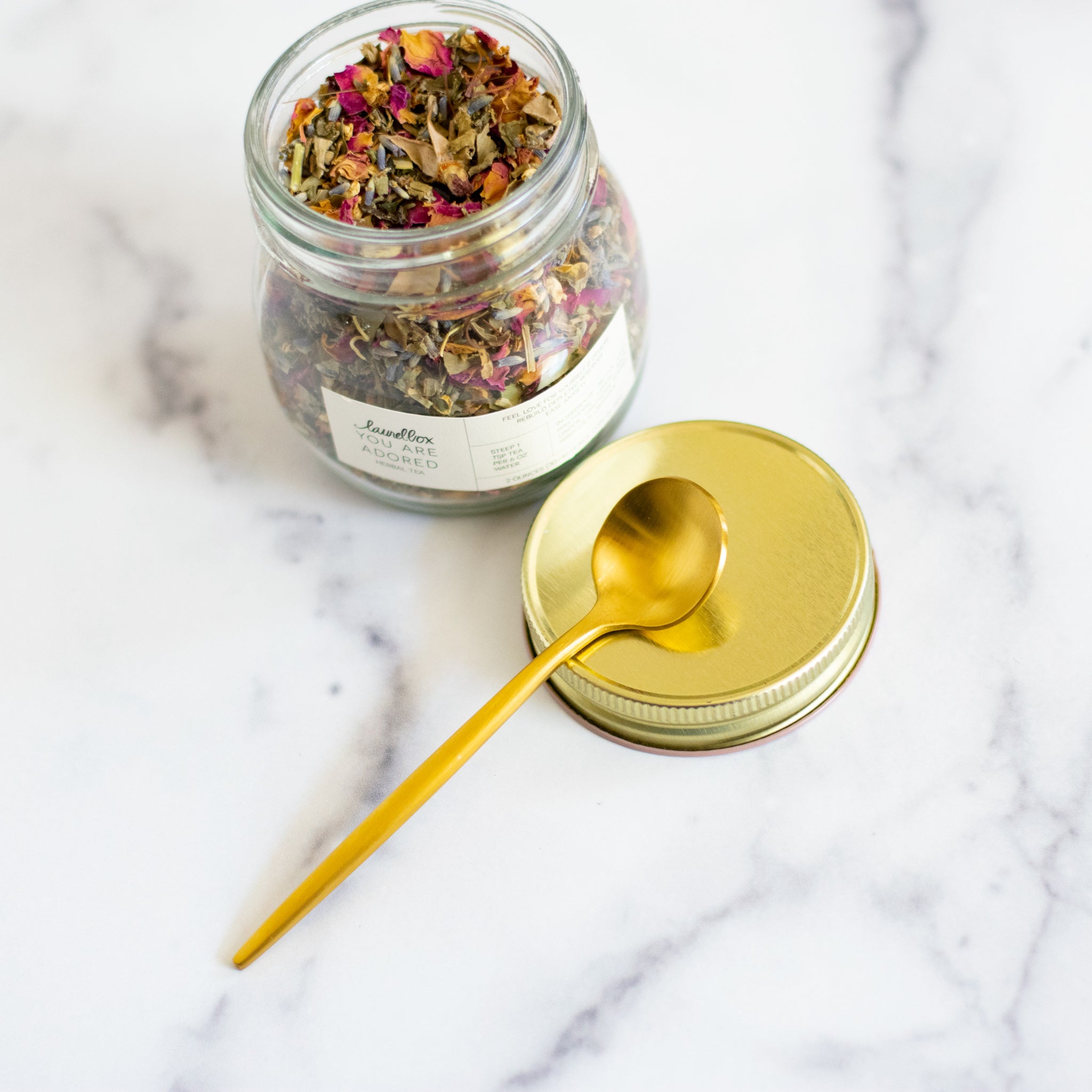 Matte Gold Spoon - Grief Gifts | laurelbox