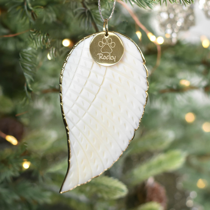 Pawprints in Heaven Ornament