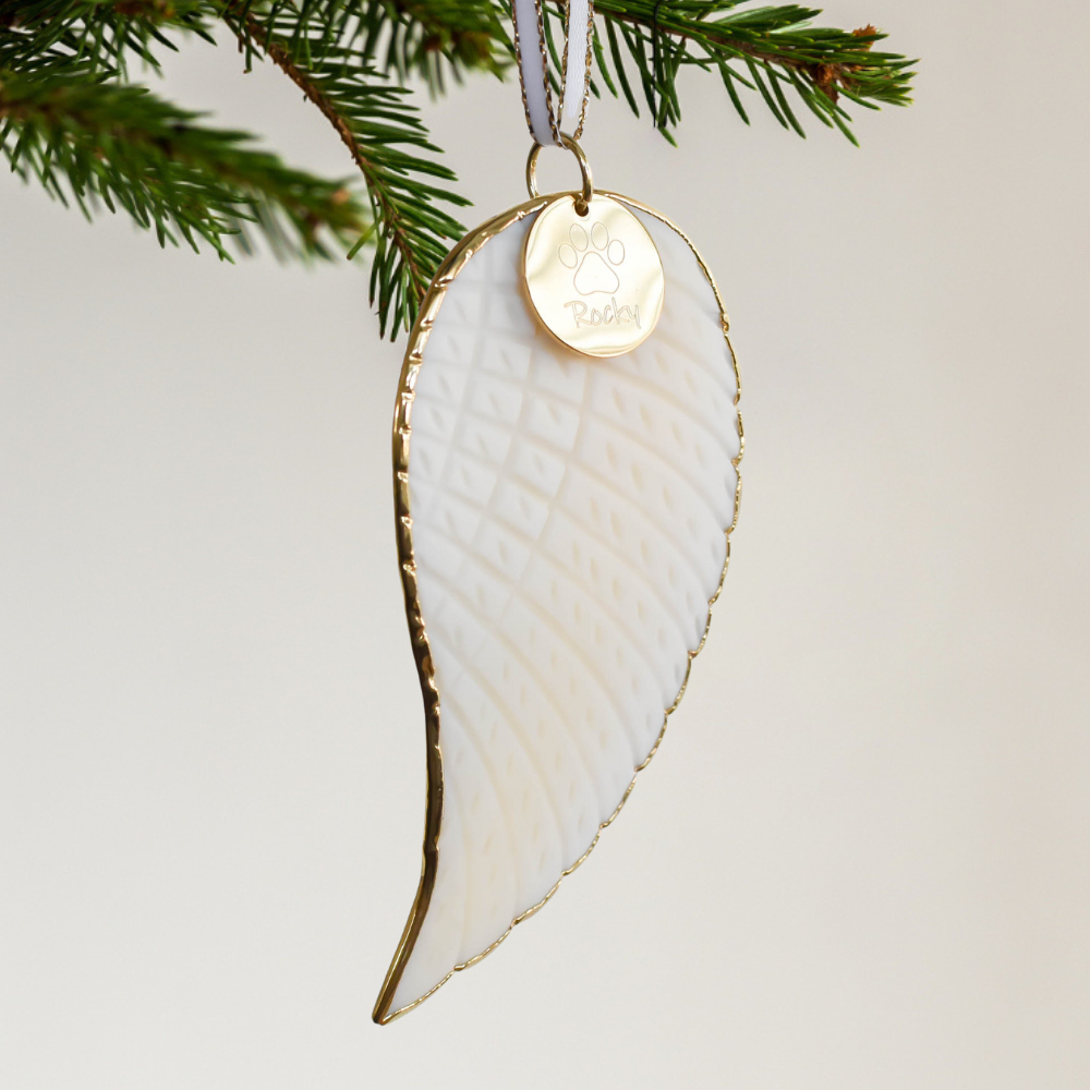 Pawprints in Heaven Ornament