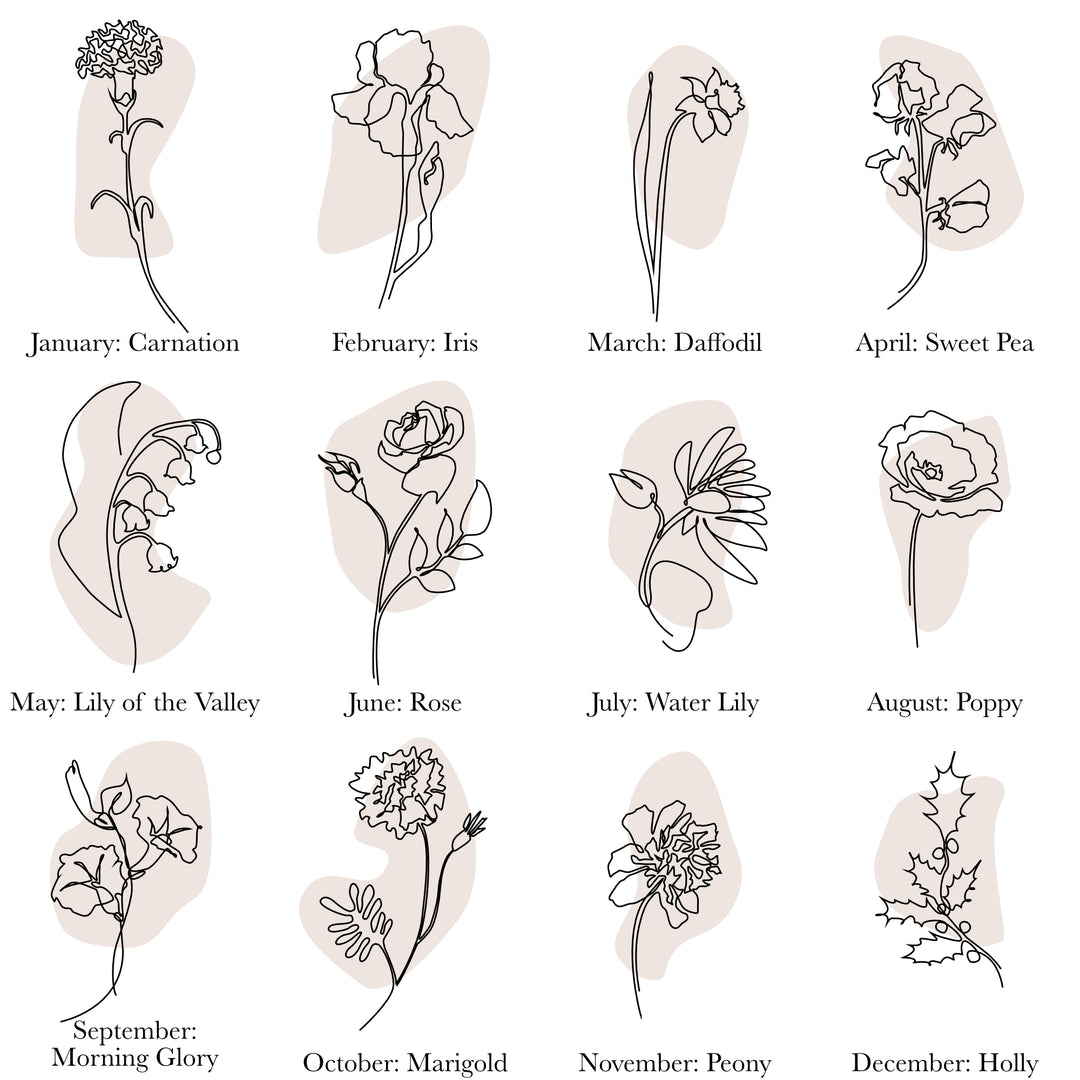 Birth Flower Apothecary Matches