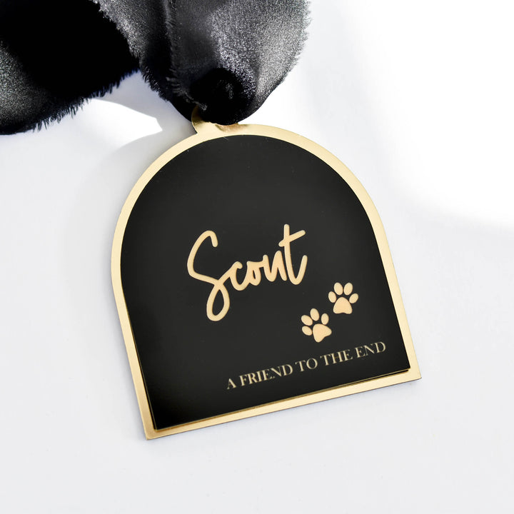 Friend to the End Pet Memorial Ornament