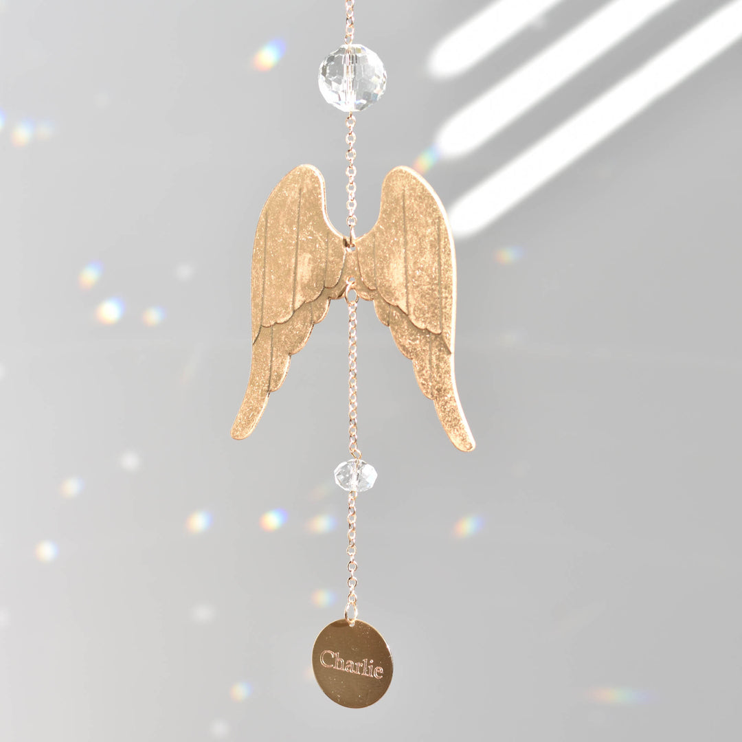 Angel Wing Sun Catcher + Rainbow Maker