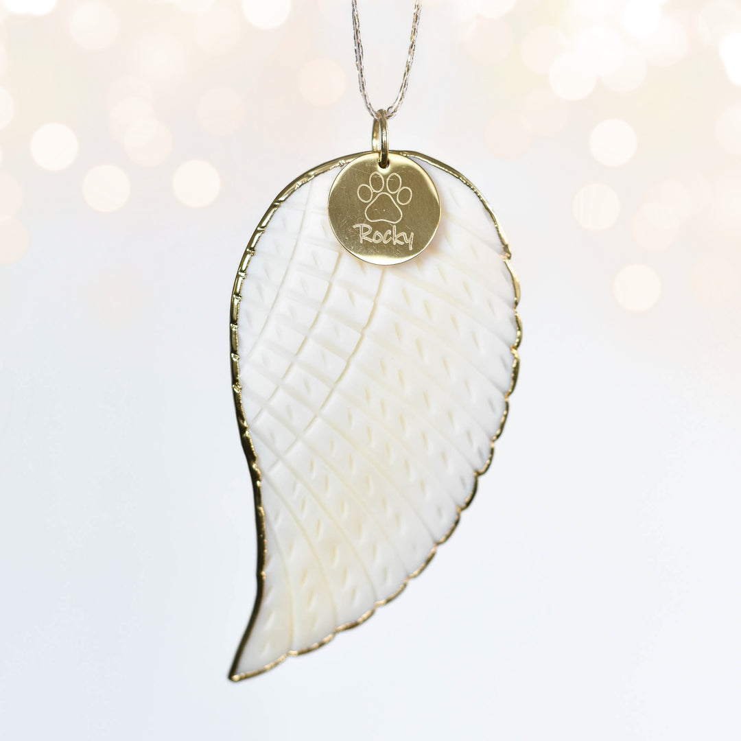 Pawprints in Heaven Ornament