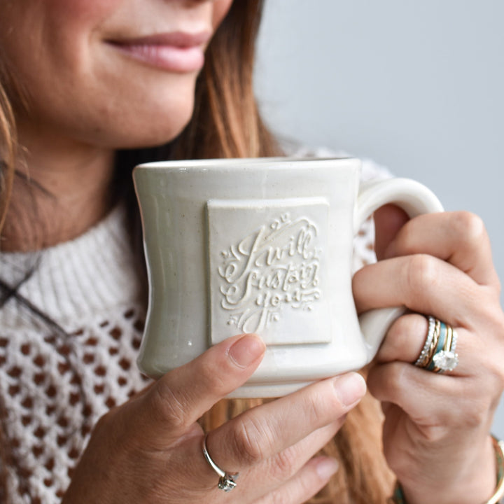 I Will Sustain You Pottery Mug