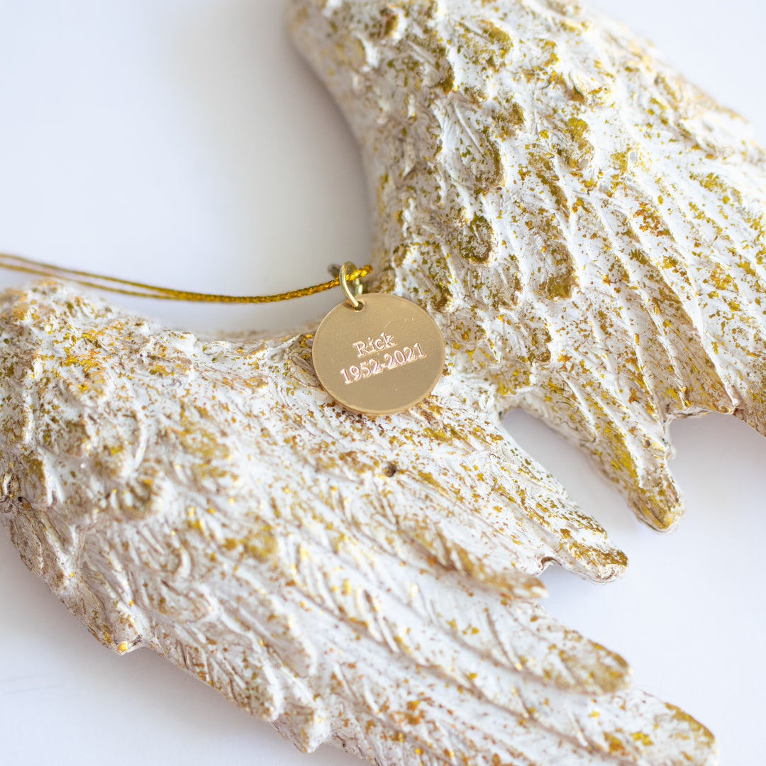 Memorial Angel Wing Ornament