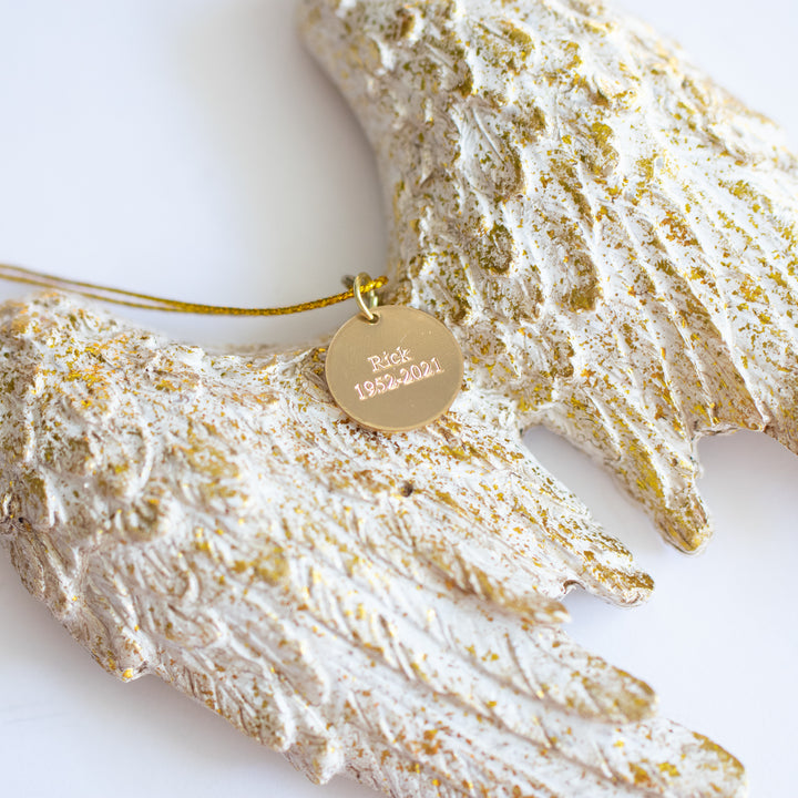 Memorial Angel Wing Ornament