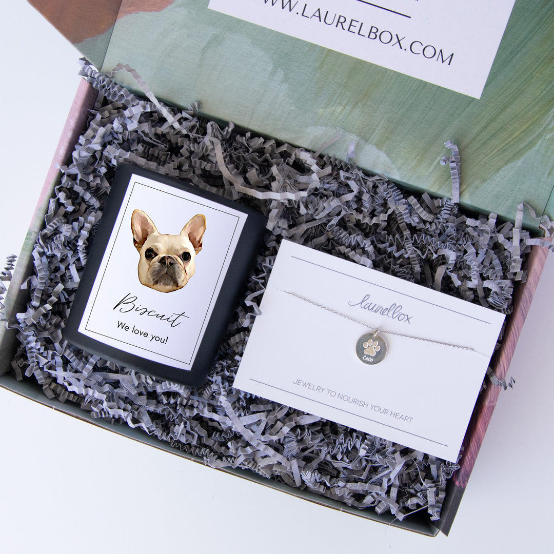 Custom Pet Memorial Photo Gift Box