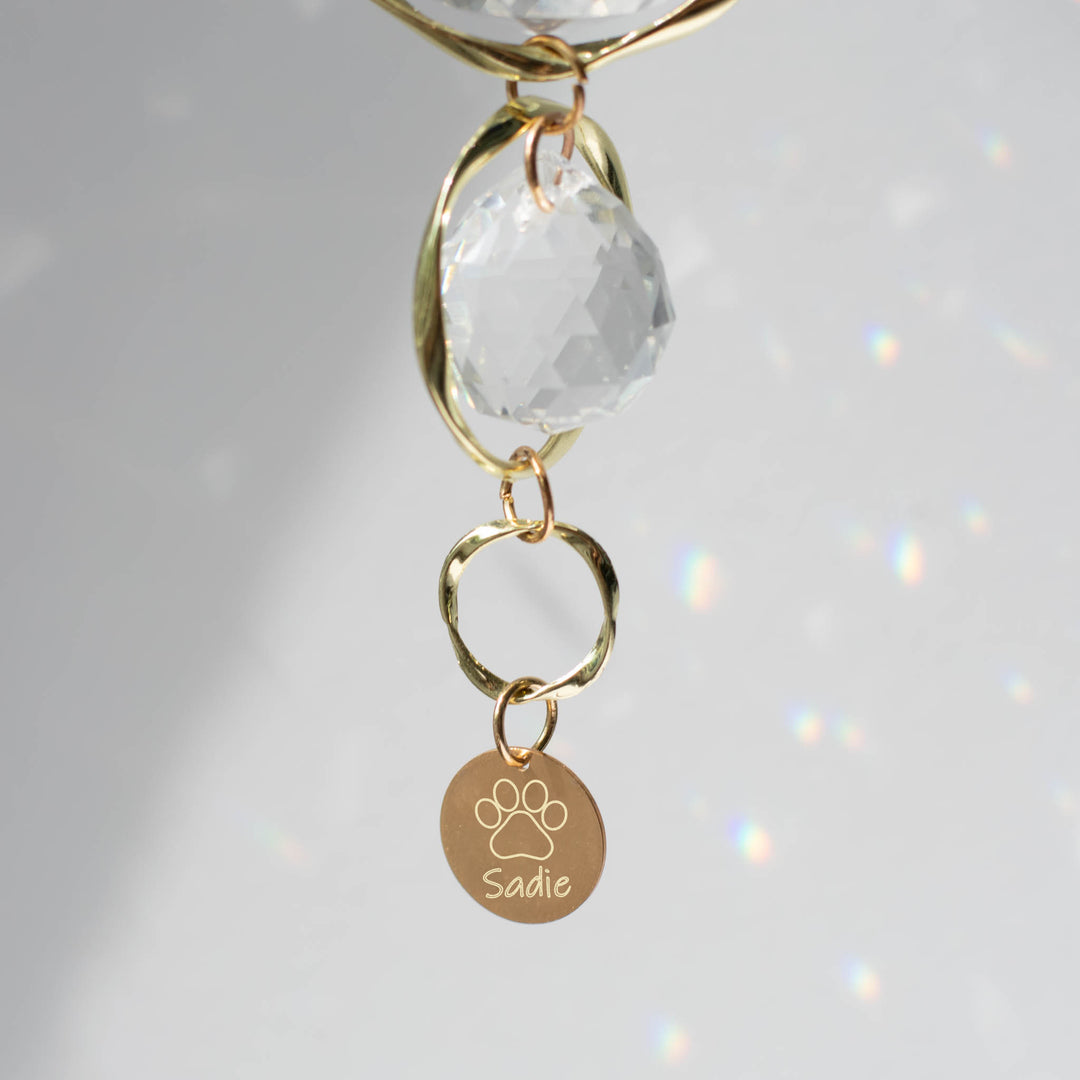 Pet Memorial Sun Catcher and Rainbow Maker