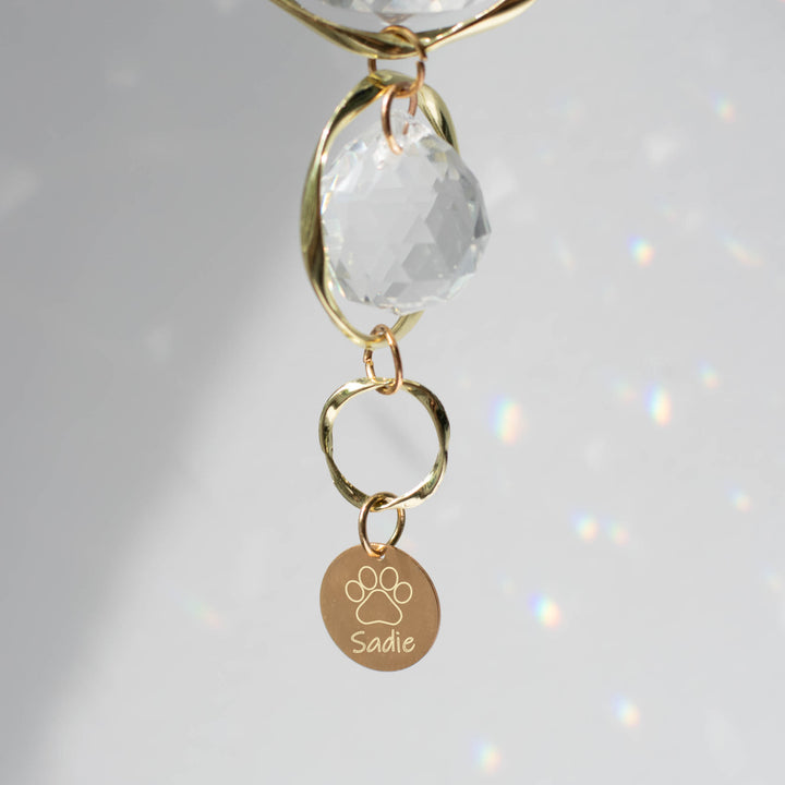 Pet Memorial Sun Catcher and Rainbow Maker