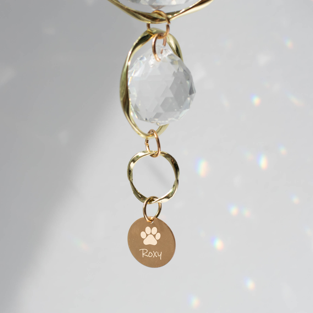 Pet Memorial Sun Catcher and Rainbow Maker