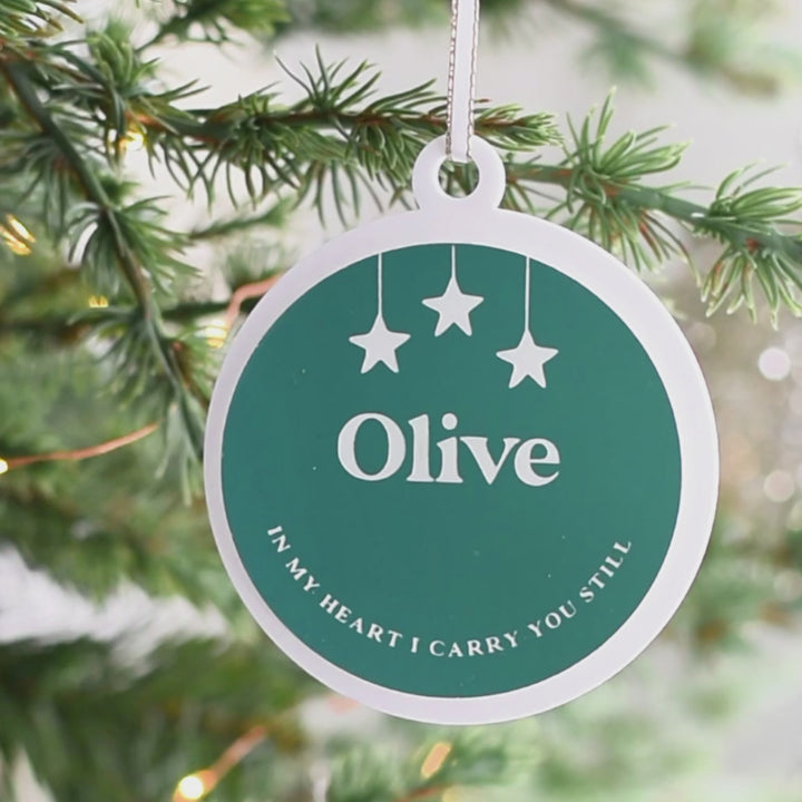 Beloved Baby Memorial Ornament