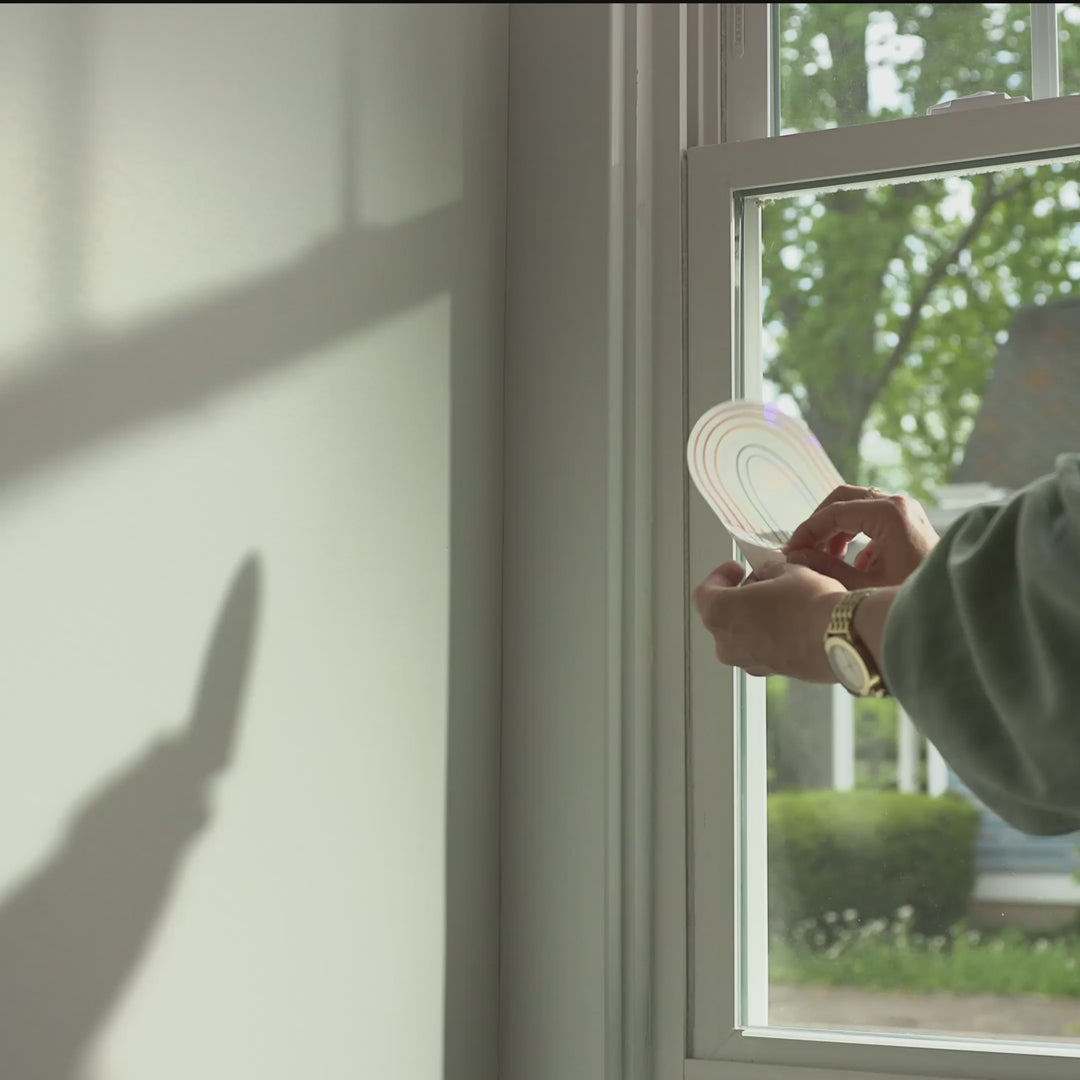 Look for me in Rainbows Sun Catcher Decal Set