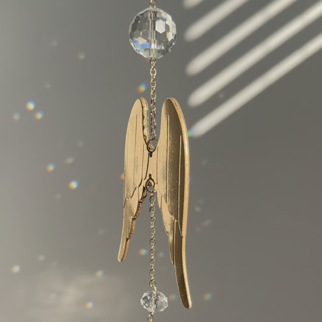 Angel Wing Sun Catcher + Rainbow Maker