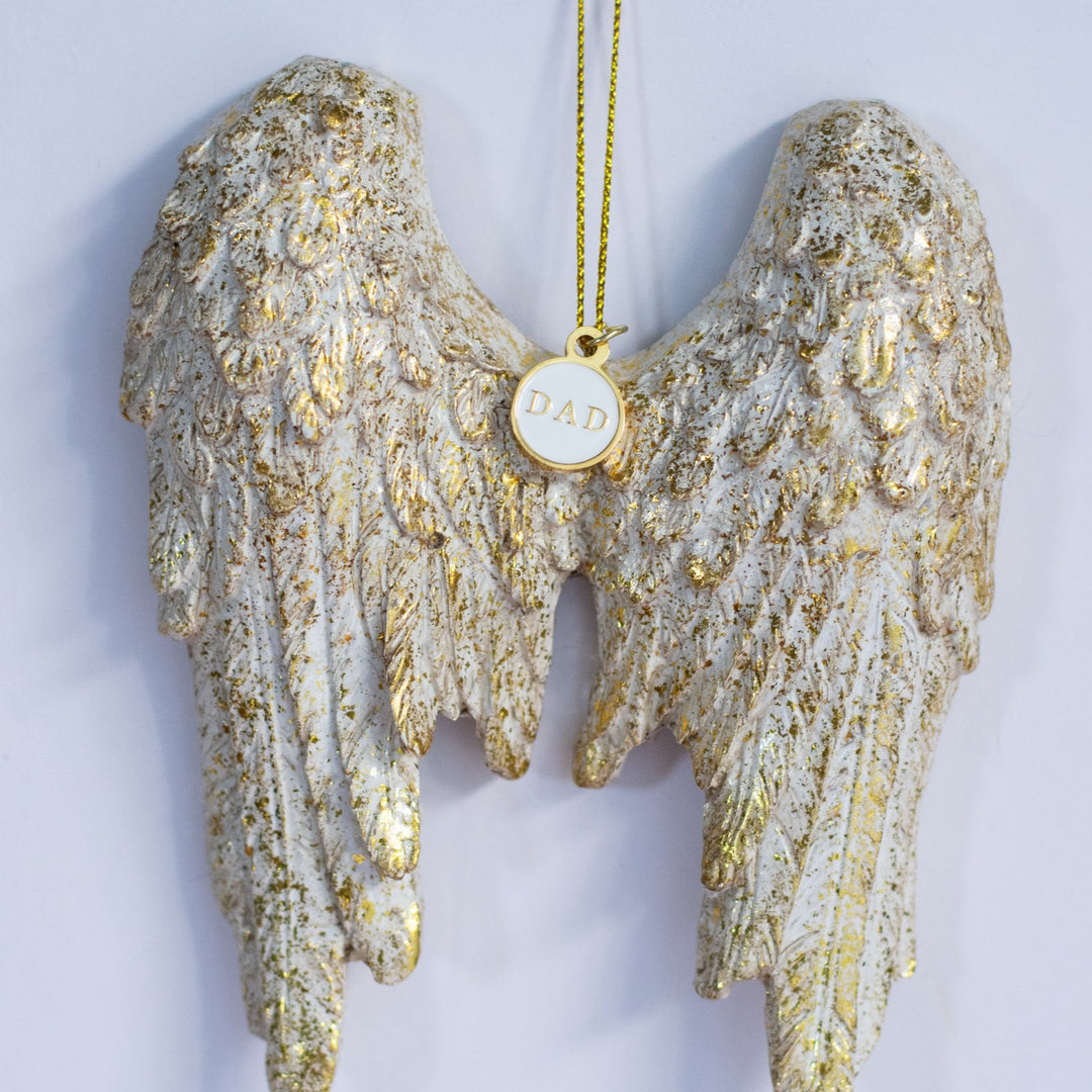 On Angel's Wings Ornament